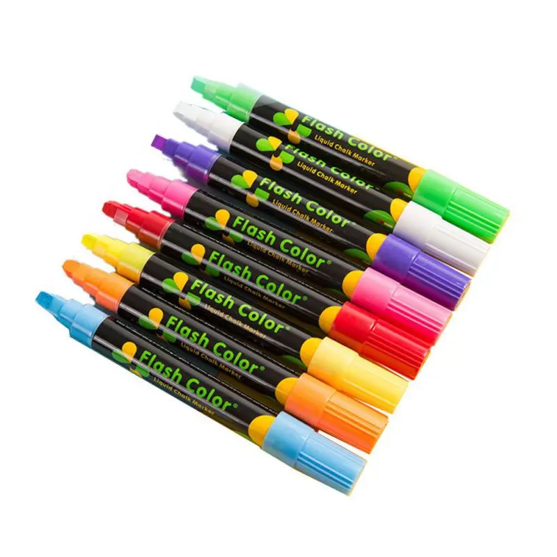 Милый яркий маркер флуоресцентный жидкий неоновая ручка для светодиодной доски