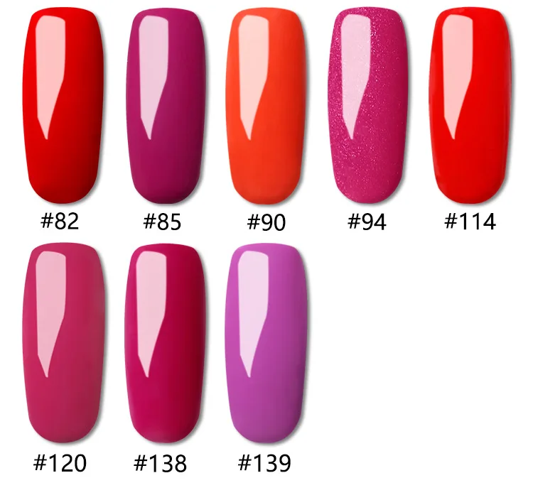 Soak Off Nail Gel Polish 7.5ML Hybrid Wine Red Series Art UV LED Varnishes Lacquer Long-Lasting | Красота и здоровье