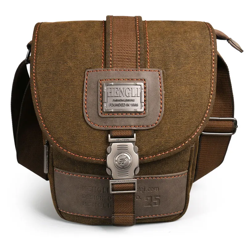 Холщовые сумки через плечо в стиле ретро повседневная износостойкая винтажная