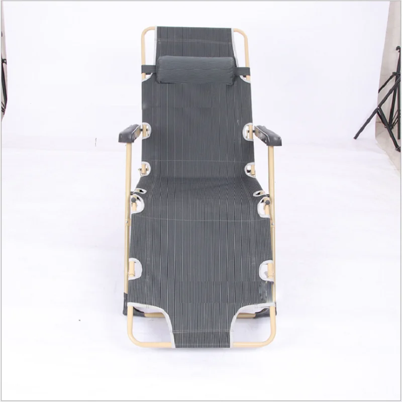 

Oxford cloth double side tube widened recliner chair chair folding chair leisure portable beach back folding chair