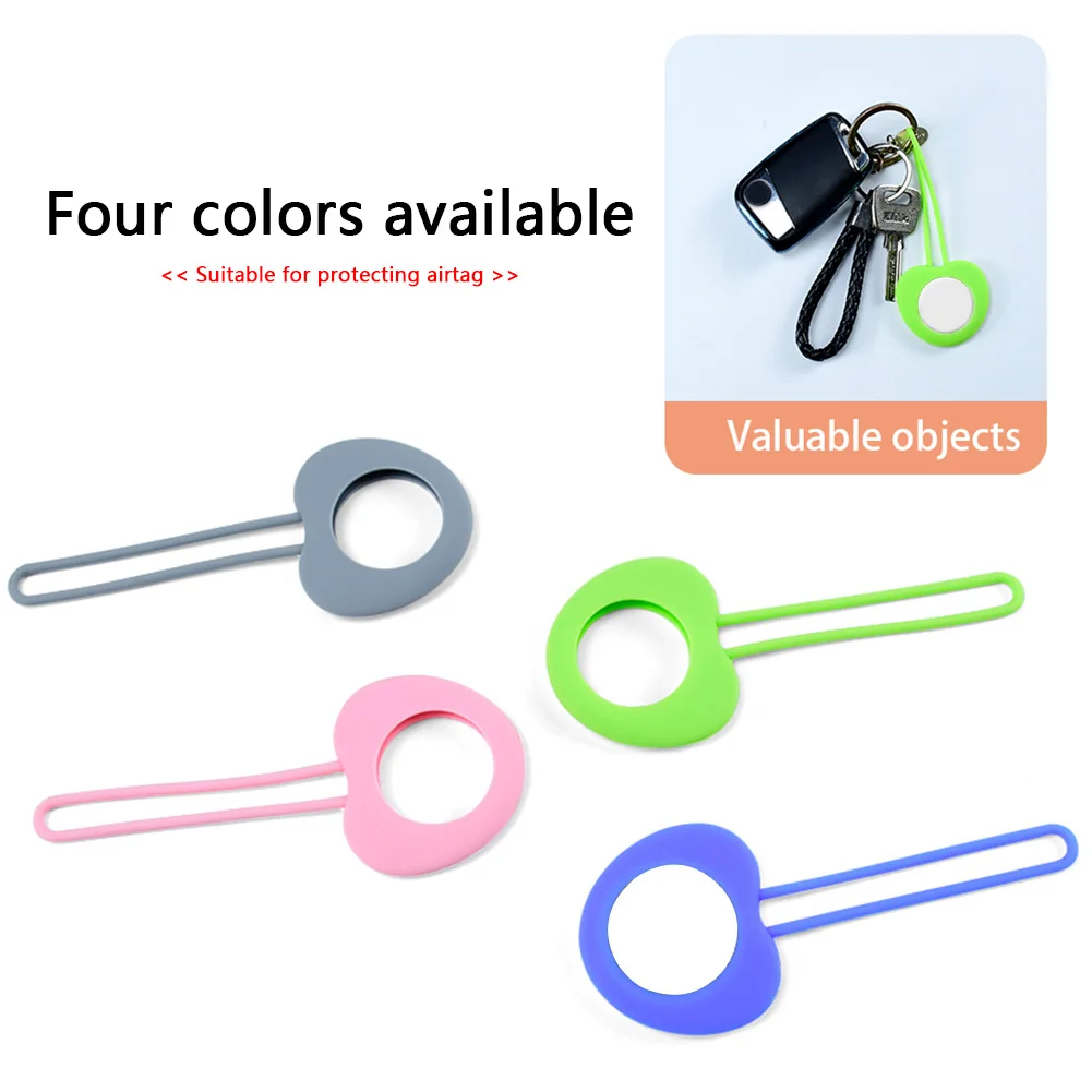 

Locator Protective Case for AirTags Heart Shaped Protective Sleeve Anti-scratch Cover Protector Shell for Apple Air Tags