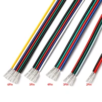 10 100m cabo led 23456 pinos fio de cobre estanhado 22awg cabo de extens%c3%a3o adequado para tira 50502835rgbled