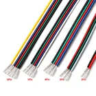 Кабельные разъемы 23456 pinos 22 awg 10-100 м, подходят для светодиодных ламсветодиодный 5050 rgb rgbw rgbww ws2812 cct
