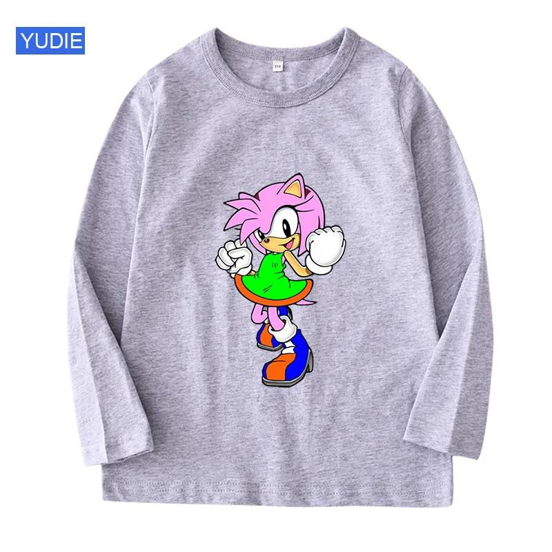 

Kids Girl T Shirt Baby Cotton Tops Toddler Tees Clothes Children Clothing Cartoon blue T-shirts Long sleeves Casual Wear 2020