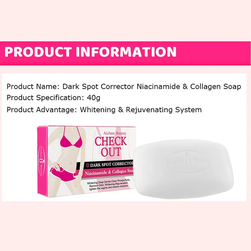 

Private Parts Whitening Soap Nicotinamide Citric Acid Underarm Armpit Soap Legs Knees Handmade Body Desalination Of Melanin