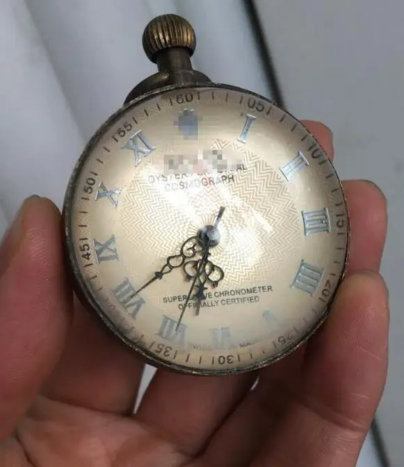 Медные часы Satue изысканные китайские винтажные карманные из медного стекла | Дом