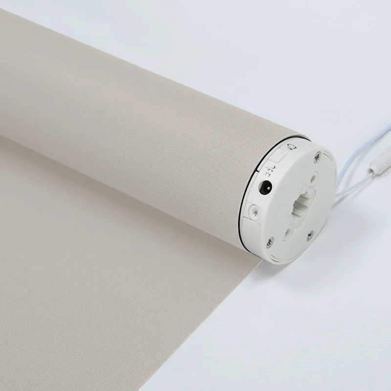 Blackout-Beige Casaya моторизованные окна водонепроницаемый рулонные шторы bluetooth управление Смарт электрические Наружные Жалюзи - Цвет: Blackout-Beige