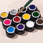 3D лак для дизайна ногтей 5gJar, гель для рисования ногтей 12 цветов, лак для рисования, удаляемый замачиванием, СВЕТОДИОДНЫЙ УФ-лак для дизайна ногтей сделай сам, маникюрный гель # A3