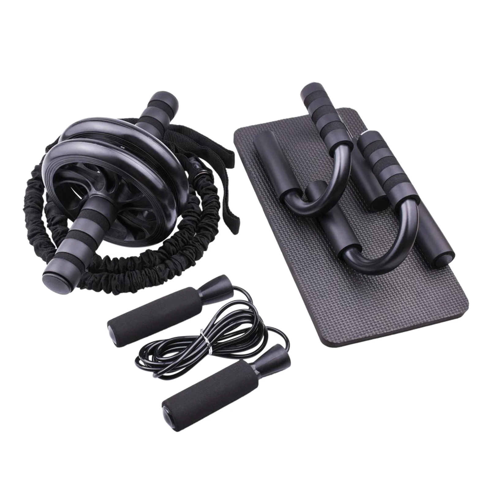 

Wheel Pull Rope Waist Abdominal Fitness Equipments Home Gym