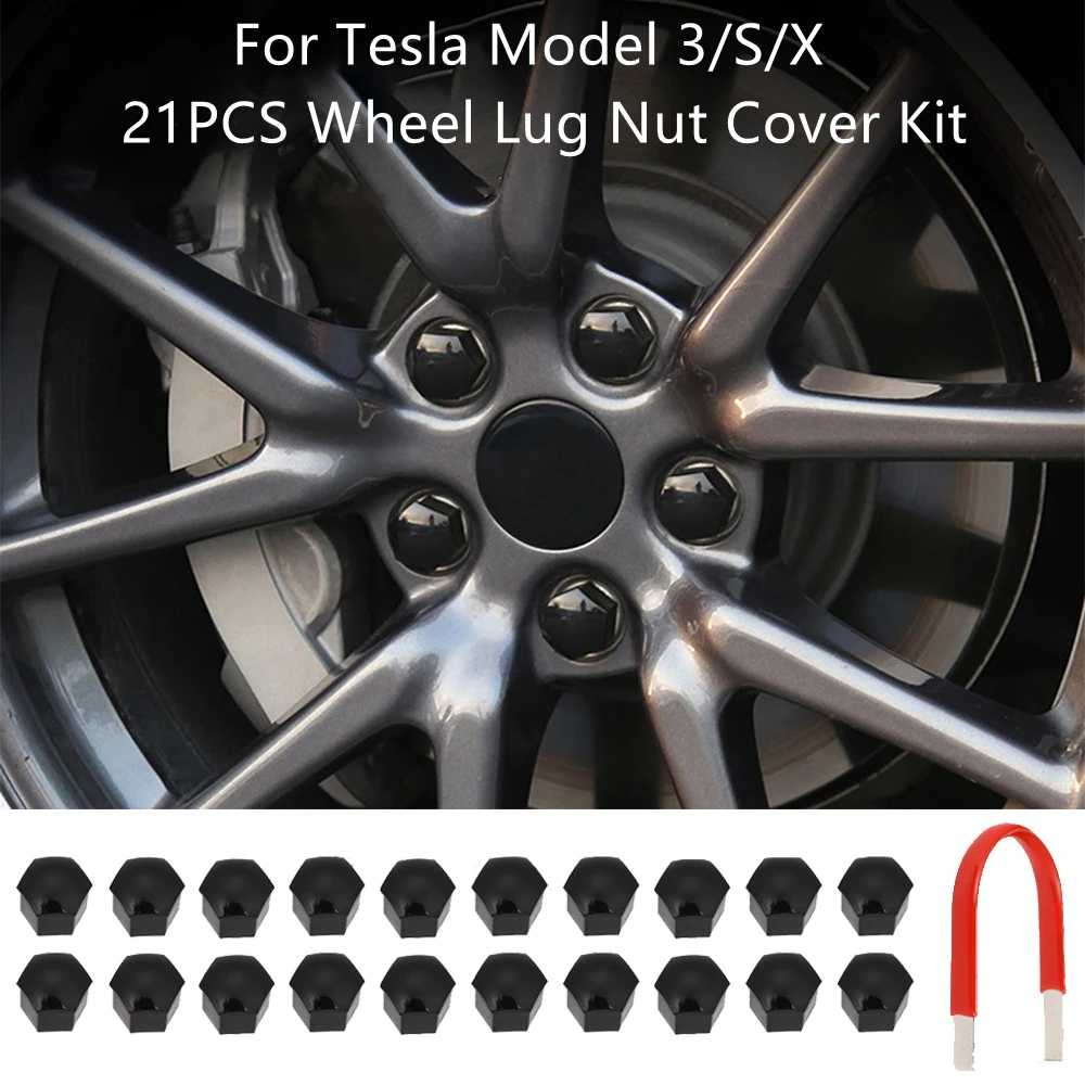 

Колпачки для центральной ступицы колеса Tesla Model 3/S/X 20, 21 шт.