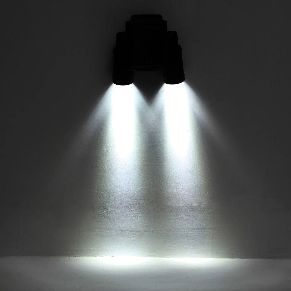 

Double Head 14 LED Solar Light Adjust Angle Solar Spotlight Sunlight Waterproof PIR Motion Sensor Street Light Garden Decoration