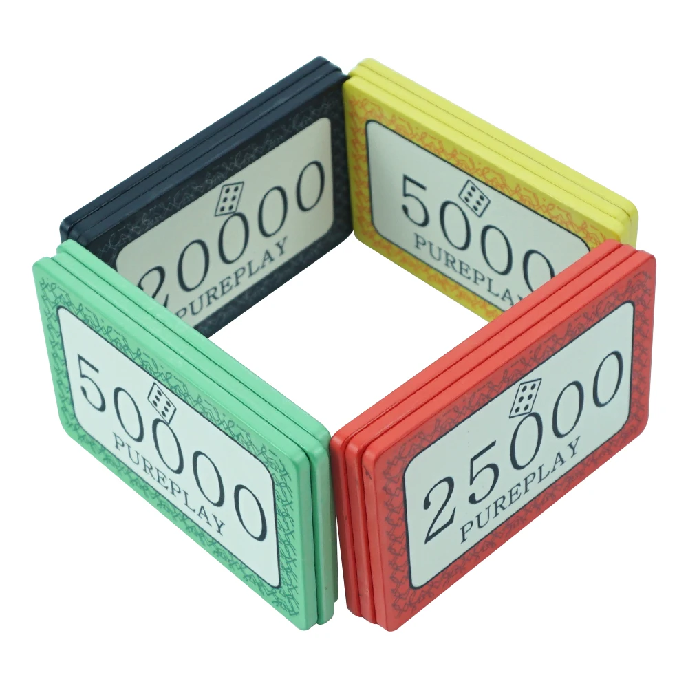 Керамическая доска прямоугольная Покерная фишка на заказ для семьи | Спорт и