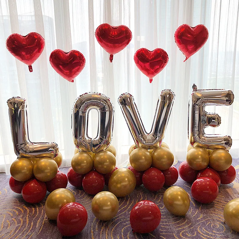 

Wedding Room Decoration Set Creative Romantic BALLOON Birthday Supplies Decoration Wedding Advertisement Wedding Scene 126