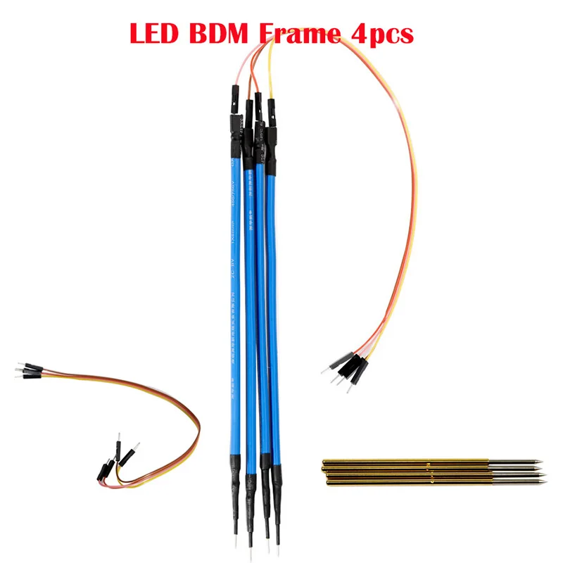 

New Car LED BDM Frame 4 Probes With Connect Cable For Replacement 4pcs/set ECU Tool