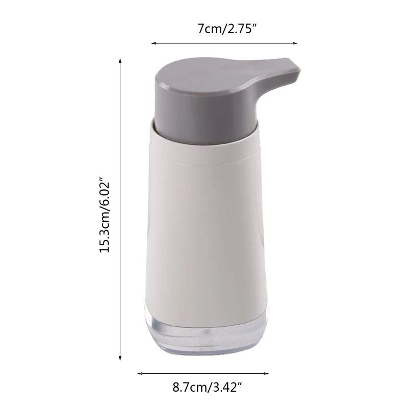 

Manual Push 300ml Soap Dispenser Multifunctional Hand Sanitizer Shampoo Shower Gel Container Clean Machine for Kitchen Bathroom