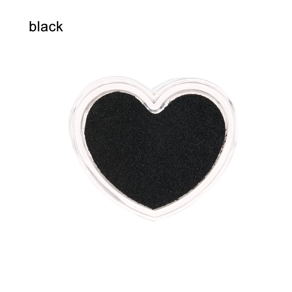black-02 1 шт. цветные нетоксичные градиентные цветные штемпельные подушечки чернильная подушечка печать на масляной основе отпечаток пальца практичные DIY художественные аксессуары для детей - Цвет: black-02