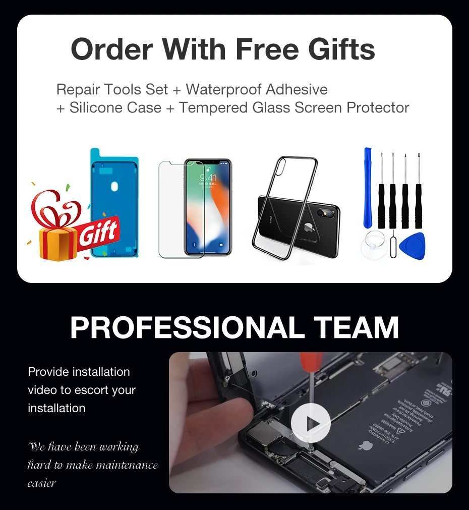 Minipantalla LCD para iPhone 12, 12 Pro Max 12, montaje de digitalizador con Panel t&aacute;ctil 3D, reemplazo, prueba 100% de alta calidad-5