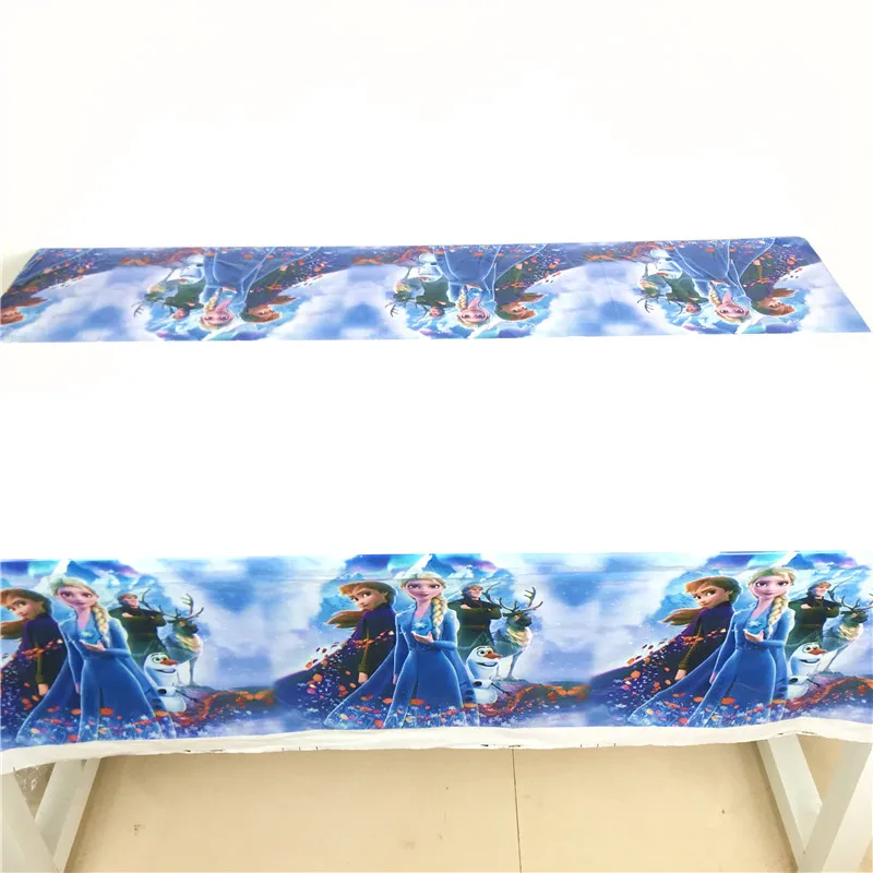 1 шт./лот Frozen2 Эльза и Анна вечерние скатерть Baby Shower Дети пользу Tablecover на день