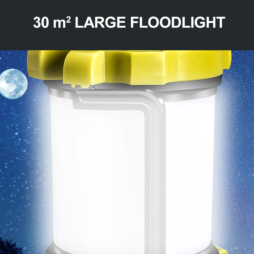 Super Bright LED Flashlight Barbecue light Portable Spotlight searchlight USB Rechargeable torch led working light camping light