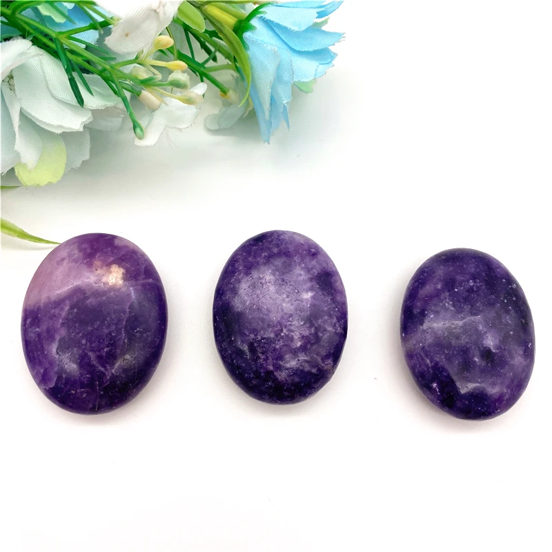

Милый 1 шт. натуральный фиолетовый лепидолит пальмовый камень ручной работы лечебный полированный камень декоративные натуральные камни и ...