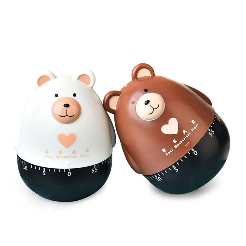 Медведь кухонный таймер механический из нержавеющей стали многофункциональные