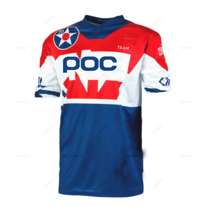 

2022 Maillot Ciclismo Racing Downhill Mountain Bike Cycling Crossmax Shirt Ciclismo Clothes Santa Cruz Mtb Team Poc Motorcycle