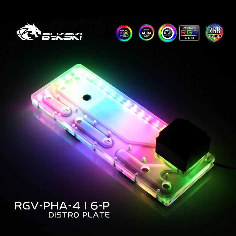 Акриловый бак BYKSKI для Phanteks 416 чехол компьютера/3PIN 5V D RGB / Combo DDC Pump охлаждение водный