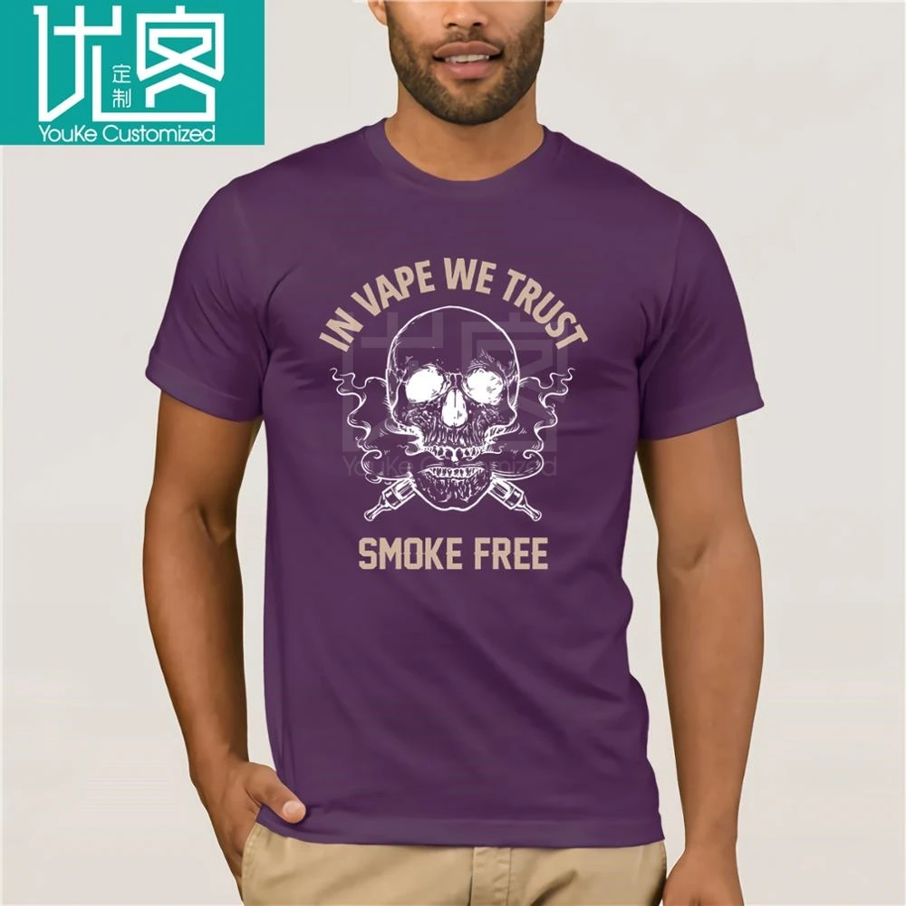 2018 модная Горячая Распродажа в VAPE WE TRUST SKULL VAPING LIFE сок травяной горшок Мужская