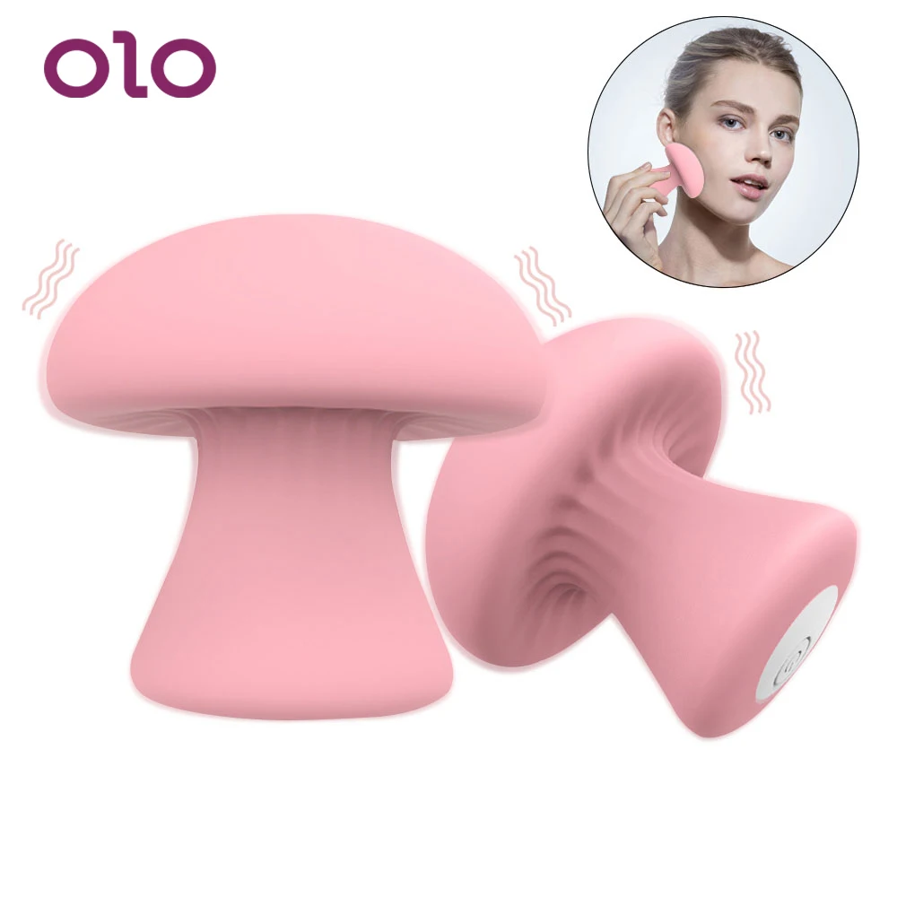 Оло Новый грибной формы USB перезаряжаемые интимные игрушки для женщин G