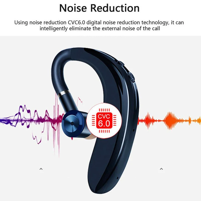 S109 деловая Bluetooth гарнитура 5 0 спортивные наушники с длительным временем работы