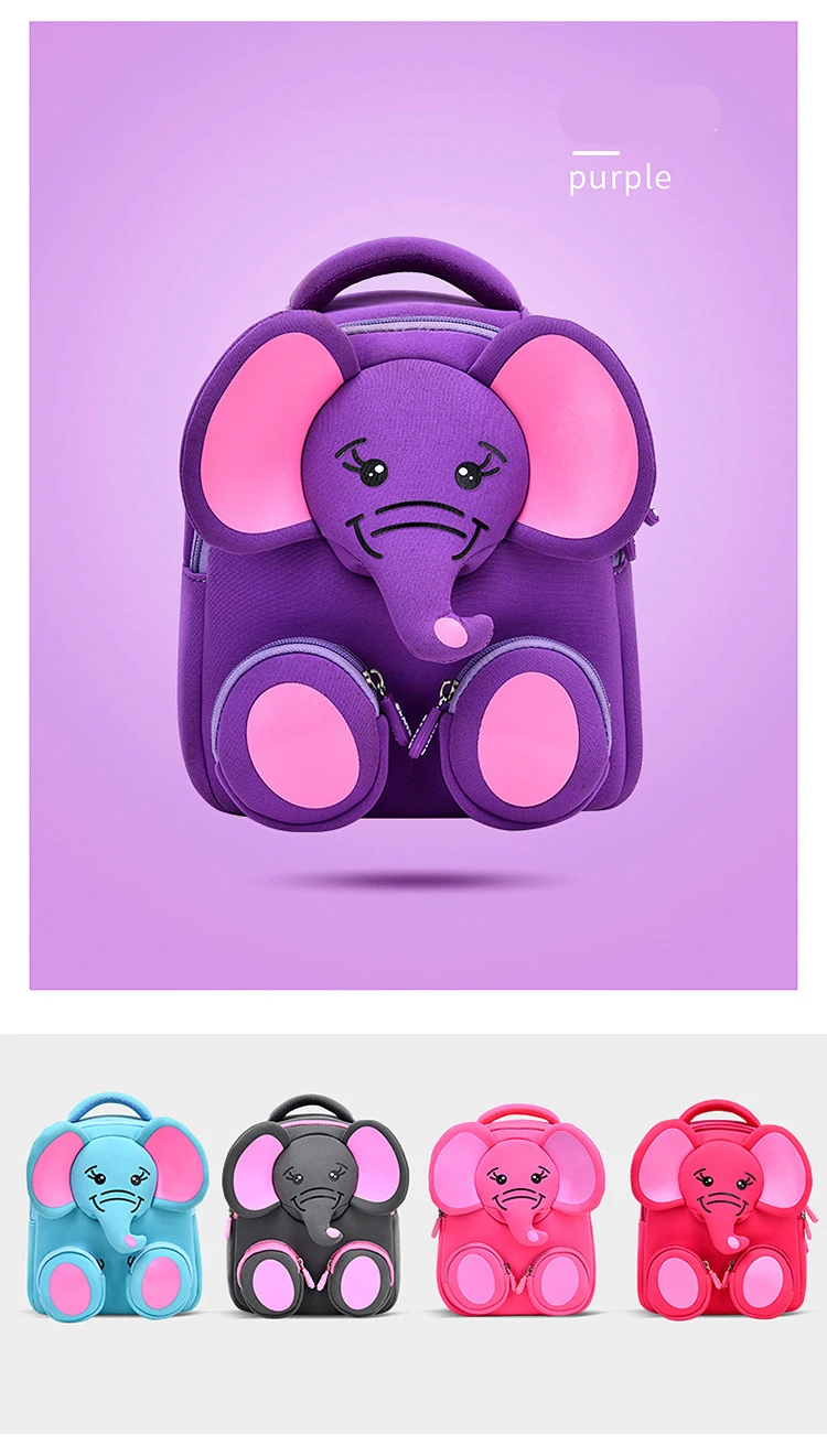 Cartoon Anti-lost Kindergarten School Bag for Baby Baby Girl Kid 3D High-grade Mochila Boy Dinosaur Monkey Waterproof Backpack