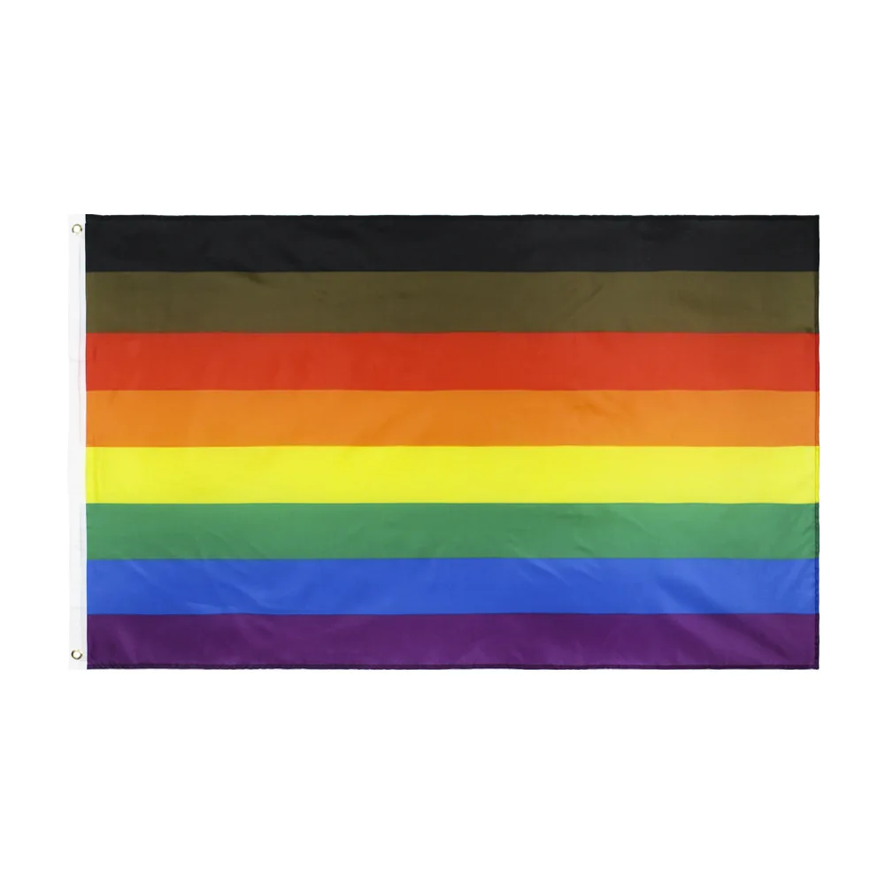 

90x150cm Philadelphia Phily Gay pride Flag of Rainbow