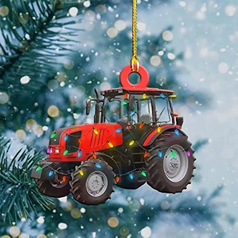 

Wooden Christmas Car Pendant Xmas Tree Hanging Ornament DIY Crafts Jewelry For Home Window Door Bag Pendant Ornament Gifts N7W8