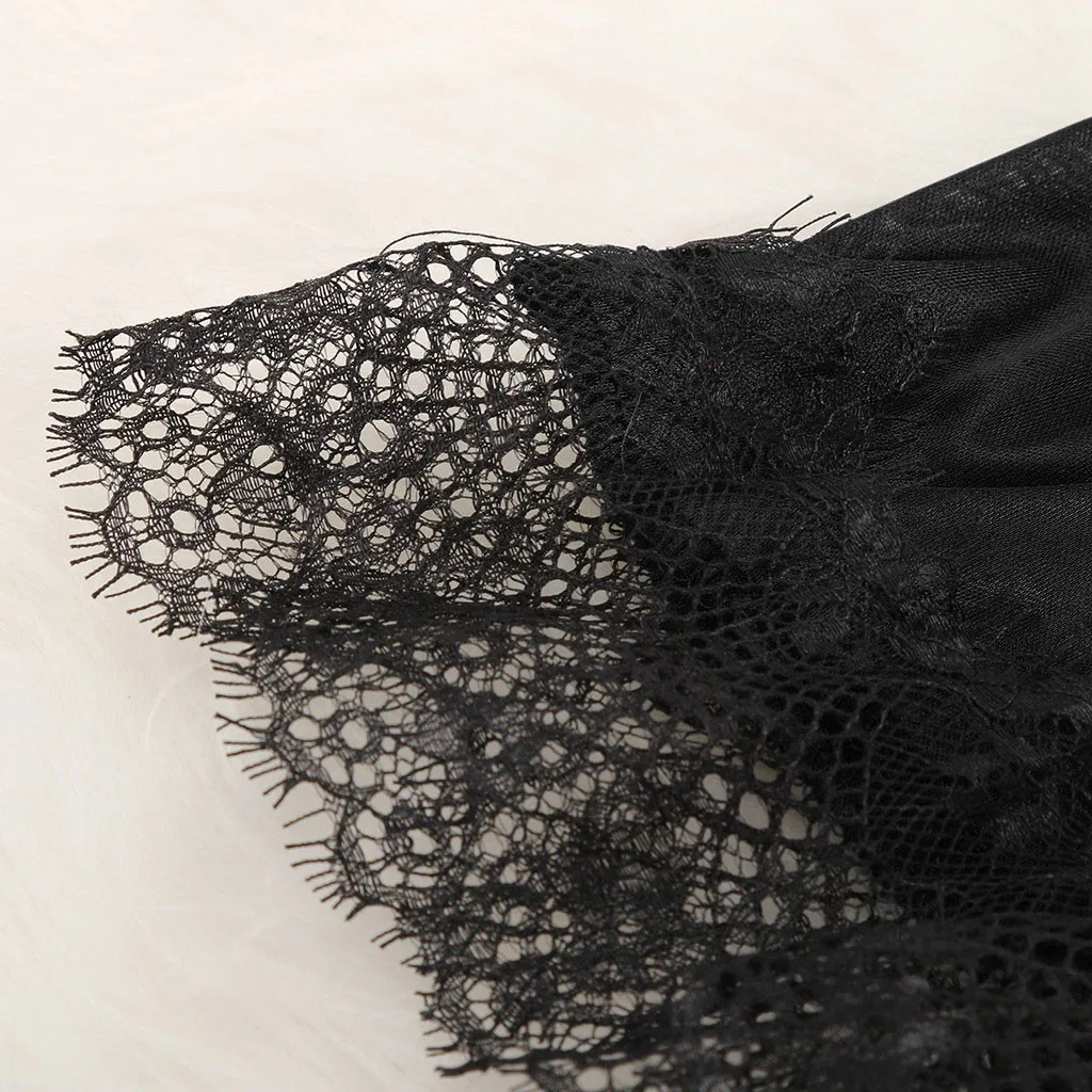 Женское сексуальное кружевное нижнее белье ночная рубашка банный халат халатик