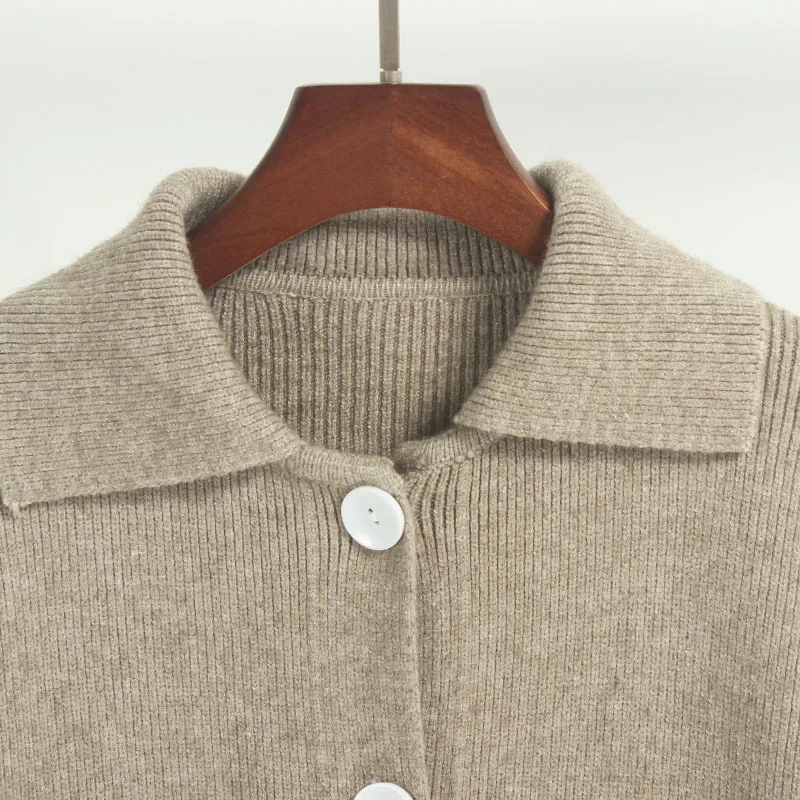 

Rlyaeiz Korean Fashion Lazy Wind Knitting Sweater Women 2019 Autumn Cardigan Knitwear Women Casual Solid Sweaters pull femme