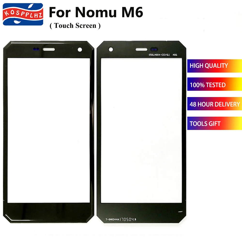 Стекло для сенсорного экрана Nomu M6 5 0 дюйма дигитайзер детали переднего стекла