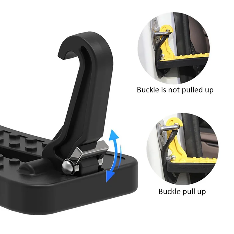 

Car Universal Foldable Pedal Roof Pedal Aluminum Alloy Accessorie Pedals Folding Stepping Easy Auto Fold Stepping Car Accessorie