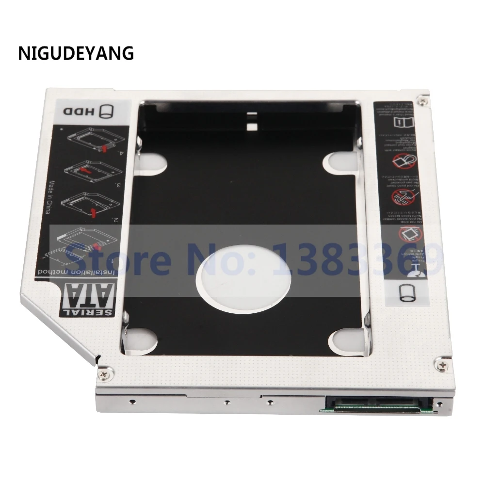 NIGUDEYANG 2 й второй жесткий диск HDD SSD Оптический отсек Caddy для Asus N53 N53J N53JL N53JN N53JQ N53S N53SM
