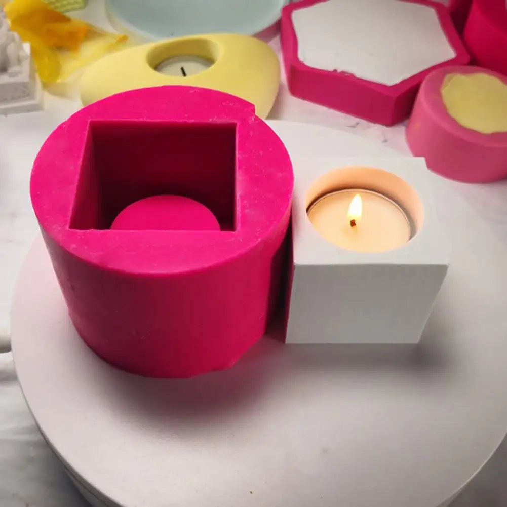 Силиконовая форма 3D для свечей сделай сам гипсовая квадратная силиконовая мыла