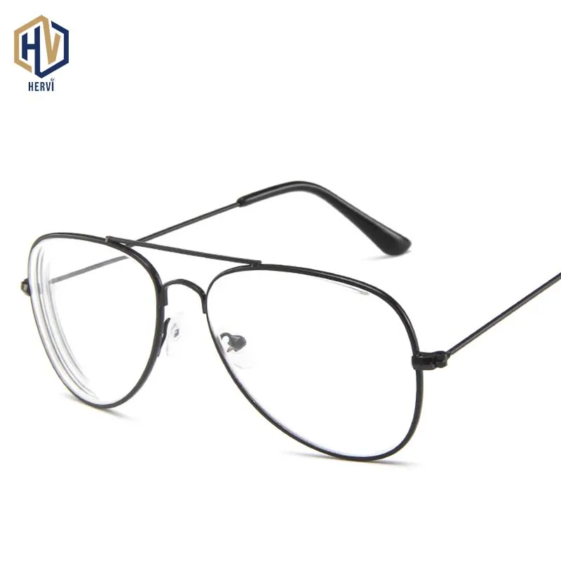 2020 модные очки авиаторы для близорукости мужчин и женщин металлические чтения с