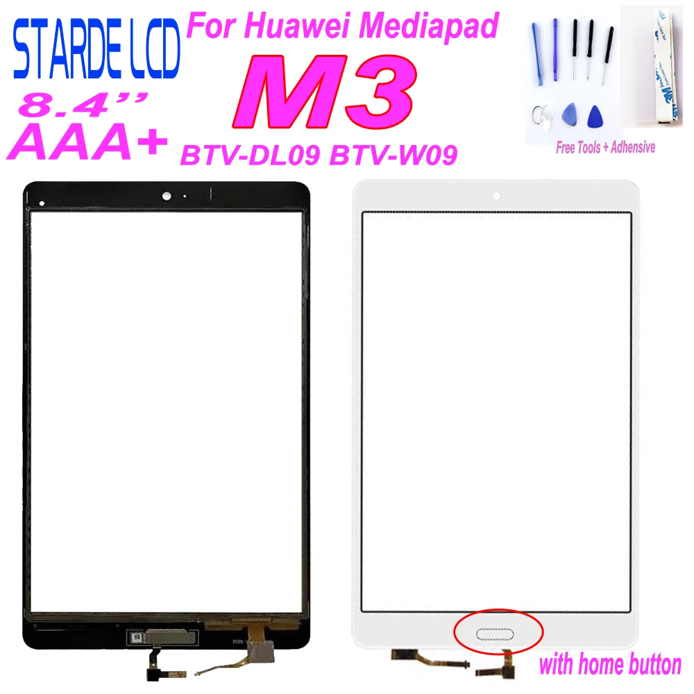 8 4 &quotдля Huawei Mediapad M3 BTV DL09 W09 запасная панель сенсорного экрана с цифровым переднее