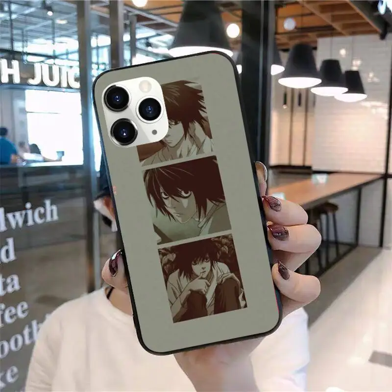 

Anime Death Note Phone Case for iPhone 11 12 pro XS MAX 8 7 6 6S Plus X 2020 XR Mini
