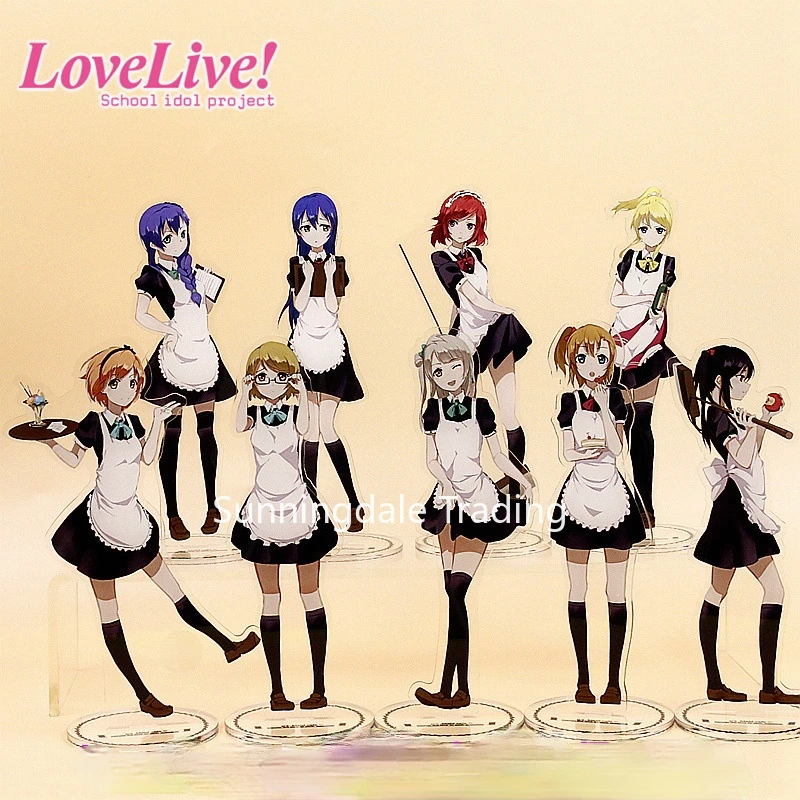 

LoveLive! Проект «кумир школы» Honoka Kousaka Декор Генос акриловая модель на подставке игрушка, фигурка куклы 20 см