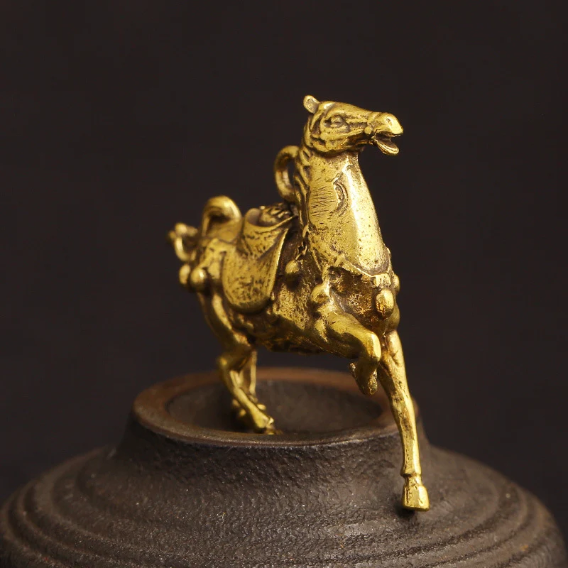 Латунные беговые войны фигурки лошадей брелок кулон ювелирные украшения