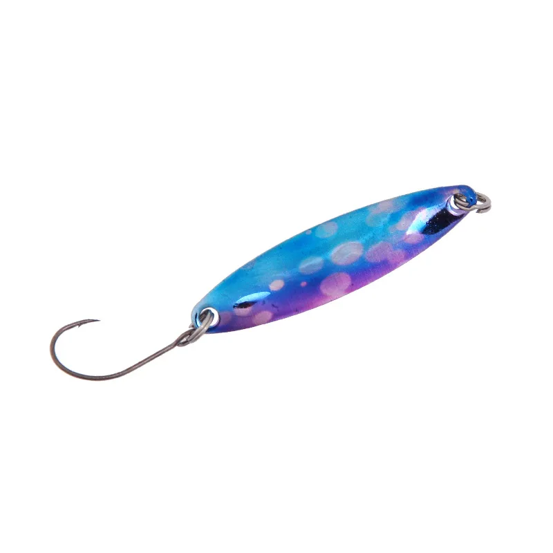 

1PCS Metal Spoon Hard Fishing Lure Artificial Wobblers for Trolling Trout Spoon Bait Bass Pike with Single Hook 3.5G-5g