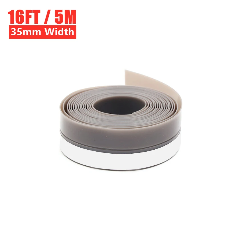 

5M Door Bottom Seal Strip Windproof Dust Self Adhesive Door Windshield Sealing Tape Weather Window Rubber Seal Weatherstrip
