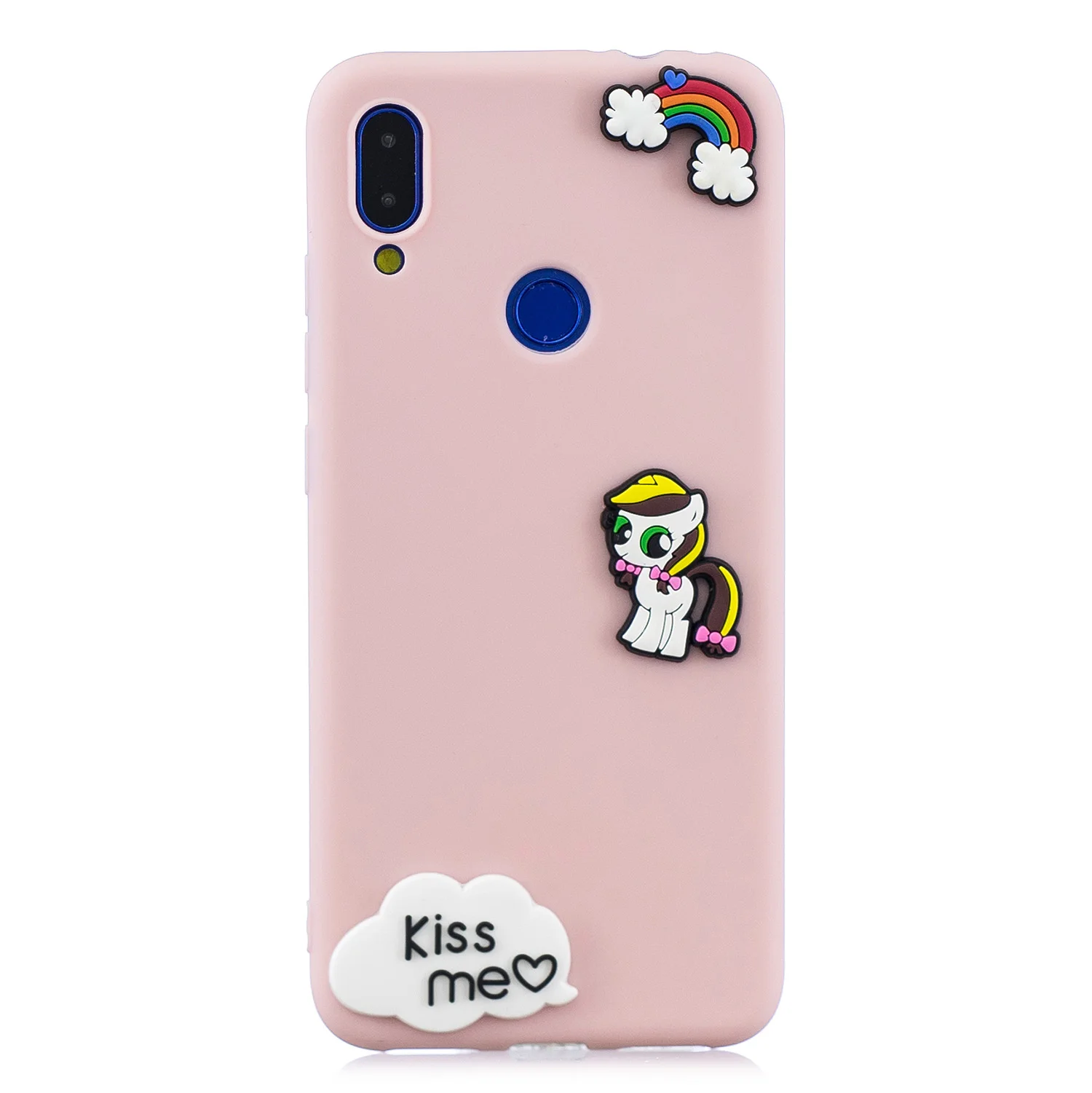l TRISEOLY для Xiaomi Redmi Note 7 Чехол Redmi 7 3D стерео патч мягкий силиконовый бампер набивной чехол с изображением животного для телефона Xiomi Redmi Note7 - Цвет: l