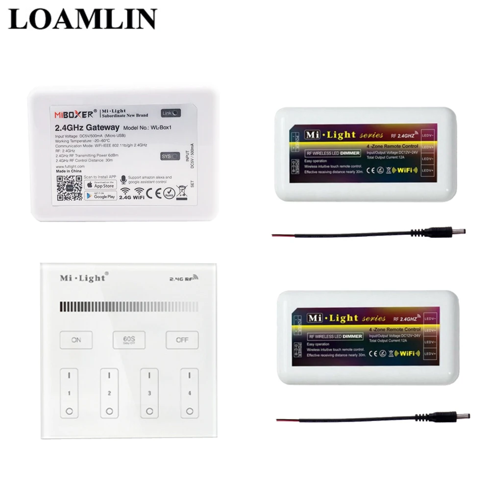 Контроллер светодиодной ленты Mi light B1 пульт дистанционного управления Wifi Ibox2