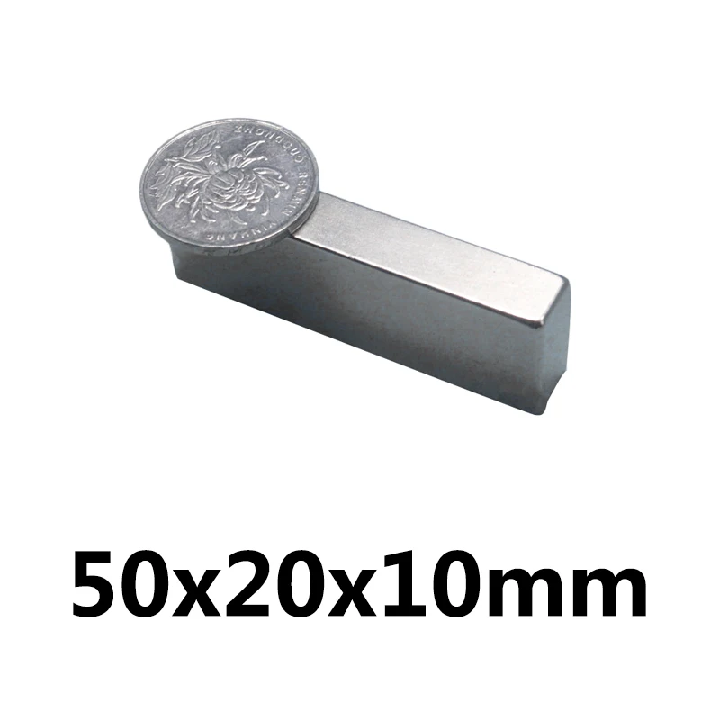 

1/2/3/5/10/15/20PCS 50x20x10 N35 Super Strong Neodymium Magnets Block Permanent Magnet 50x20x10mm Powerful Magnetic 50*20*10