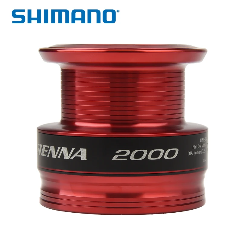 Оригинальная запасная катушка SHIMANO SIENNA 2000 Aluminium LONG STROKE подходит для спиннинговой рыбалки в соленой воде.